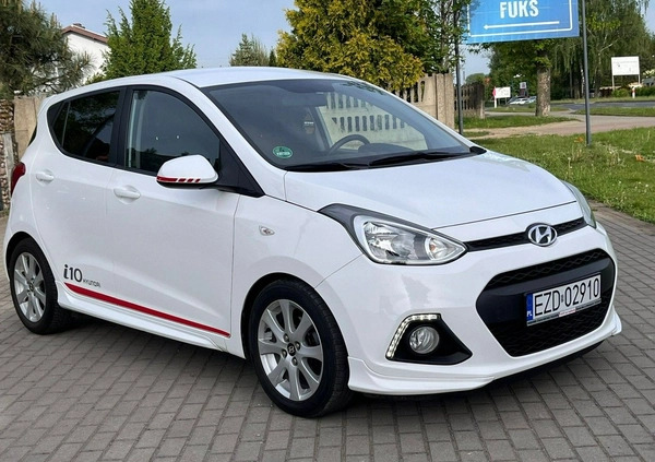 Hyundai i10 cena 29900 przebieg: 103000, rok produkcji 2014 z Koziegłowy małe 301